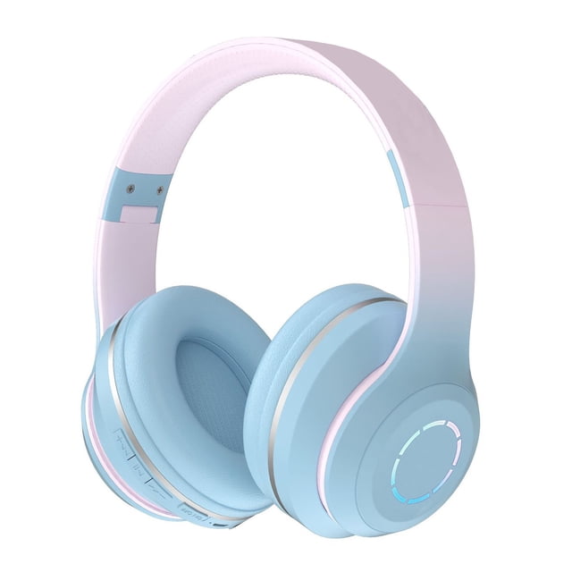 Headphones Over Ear, 5.1 Chip Foldable Lightweight Headset with 40mm Large Dynamic Unit for Home Office Cellphone PC Etc.
