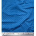thumbnail image 1 of Soimoi Crepe Silk Fabric Dot & Curve Block Decor Fabric Printed Yard 42 Inch Wide, 1 of 3