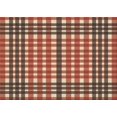 thumbnail image 1 of Ahgly Company Tapis d'Intérieur Rectangulaire Transitionnel Rouge Brique Feu Lavable à la Machine, 5 Pieds x 7 Pieds, 1 of 7
