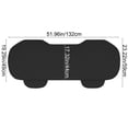 thumbnail image 3 of C Black Car Linen Rear Seat Cushion Three-Person Summer Ventilated Breathable Cool Pad All Season Use Honeycomb Mesh Structure For Sedan Suv Vehicles, 3 of 7