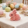 thumbnail image 1 of Tdxkok 2.64In Easter Fluffys Bunny Decor Set Foam Spring Tabletop Decorations Cute Mini Figurine Happy Easter Decorations, 1 of 6