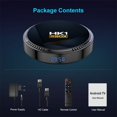 thumbnail image 3 of Hk1 Rbox H8 Décodeur H618 android 12.0 Hd WiFi Double Bande6 Bluetooth 5.0 avec RC Noir 4 Go+32 Go Prise UE, 3 of 5
