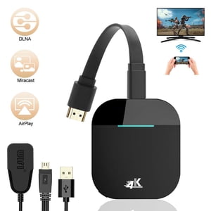 WiFi Afficher le dongle 4K Adaptateur d'interface multimédia haute définition sans fil 5G WiFi Récepteur d'affichage sans fil pour TV Projecteur Surveiller le périphérique d'interface multimédia haute définition