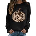 thumbnail image 2 of 2023 Chandail à Capuchon Surdimensionné pour Femmes Mode Décontractée Manches Longues Col Rond Imprimé Chandail pour Dames Hauts Blouse Costumes d'Halloween/Noël Rabais de 50 % Liquidation, 2 of 4