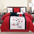 thumbnail image 1 of Elight Home 20842Twin Sakura Embrodieried, Twin Size Comforter Set - 7 Piece, 1 of 1