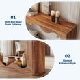 thumbnail image 3 of 63" Console Table with Storage, Narrow Sofa Table for Entryway or Hallway, Long Behind Couch Table, Accent Table for Living Room, Bedroom, 3 of 7