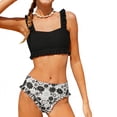 thumbnail image 1 of RXMEKW Two-Piece Swimsuit Set With Floral Print for Girls, Kids' Ruffle Bikini, UPF 50+ Sun Protection, Soft Stretch Fabric for Beach and Pool, 1 of 8