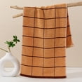 thumbnail image 2 of Btomtd 35X90cm Household Towel Absorbent Bath Gift Towels, Coffee, 2 of 6