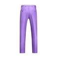 thumbnail image 4 of AherBiu Pantalon Habillé pour Homme Taille Extensible devant Plat Grande Taille Coupe Ajustée Pantalon Extensible Classique Confortable, 4 of 5