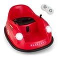 thumbnail image 1 of Costway Ride on Bumper Car for Kids with Remote Control 360 Degree Spin LED Light Red, 1 of 10