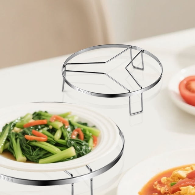 Grille de Cuisson à la Vapeur pour la Cuisson à la Vapeur et le Gril, Grille en Acier Inoxydable pour une Préparation des Aliments Polyvalente et la Commodité de Cuisson