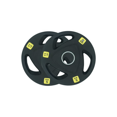 thumbnail image 3 of HAJEX Olympic Rubber Tri-Grip Plates Set 2 inch - 693LB Set - ( 5.5LB, 11LB, 22LB, 33LB, & 44LB), 3 of 5