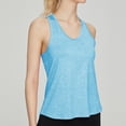 thumbnail image 5 of Timegard Workout Tops for Women Racerback Round Neck Athletic Running Tank Tops Loose Sleeveless Gym Tops, 5 of 5