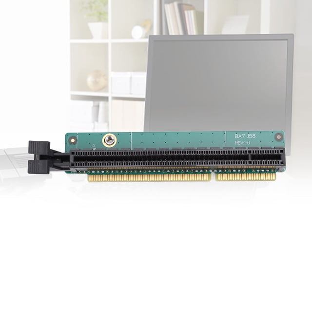Riser Card, PCI E 16X Riser Card Replacement Part 5C50W00877 Plug and Play for P340 P350 M90Q P620 P1000 No Baffle,With Baffle