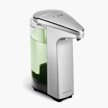 Simplehuman Pompe à Capteur 8 oz / 237 ml avec Échantillon de Savon, Nickel Brossé