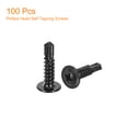 thumbnail image 3 of Unique Bargains Phillips Head Self Tapping Screws, 100pcs #10x3/4' Sheet Metal Screw, 3 of 4