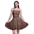 thumbnail image 1 of Bimba Robe Soleil Mini à Bretelles Spaghetti pour Femmes, Haut à Taille Smockée Imprimé Floral - Très Petit, 1 of 5