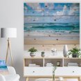 thumbnail image 3 of Design Art - Plage Tropicale Bleu Serein, 3 of 5