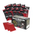 thumbnail image 2 of BCW Deck Guard - Double Matte Card Sleeves | 500 Count Box (10 Packs of 50 Sleeves) |Acid-Free, No PVC | Fits 2.5" x 3.5" Game Cards | Archival Safe Sleeves for Card Protection (Red), 2 of 4
