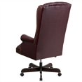 thumbnail image 3 of Scranton & Co Traditional Upholstered Executive Office Chair in Burgundy, 3 of 4