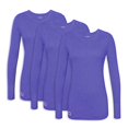 thumbnail image 1 of Sivvan Lot de 3 T-Shirts/maillots de Corps à Manches Longues Confort pour Femmes, 1 of 7