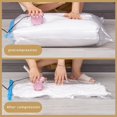 thumbnail image 3 of Thick vacuum compression bag, transparent vacuum bag storage bag, hand pump, 3 of 12