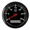 thumbnail image 1 of 3000 RPM Tachometer Gauge 85mm For Universal Car Boat Tachometer 12V/24V LCD Hour Meter With Red Backlight ,Easy to Calibrate, 1 of 7