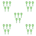 thumbnail image 3 of VONKY 5pcs/set Automatic Irrigation Device Plant Helper For Busy Individuals Plant Self Watering Globes PVC Easy To L green round 5Set, 3 of 6