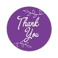 thumbnail image 1 of Darling Souvenir Rond 45 Pcs Autocollants de Vignes de Feuilles Merci Violet Mariage Enveloppe Sceau-1,6 Pouces, 1 of 4
