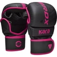 thumbnail image 1 of RDX Gants de Boxe MMA Grappling Muay Thaï Sparring Kickboxing KARA Rose Mat, P/M, 1 of 8