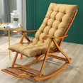 thumbnail image 4 of SUTENGDA Rainproof Rocking Chair Cushion -Weather Replacement Cushion  Indoor/Outdoor High Back Chair Cushion  Patio Chair Seat Cushions (Blue Premium   18.9” x 47.3”), 4 of 7