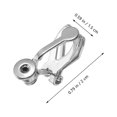 thumbnail image 3 of 8 Pieces Silver Copper DIY Jewelry Accessories for Decoration Non-Pierced Ear Clips Safe and Durable, 3 of 8