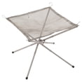 thumbnail image 4 of Folding Fire Pit, Portable Outdoor Firepit Rollable Top Mesh Cross Tube Legs With Storage Bag For Picnic, 4 of 8