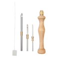 thumbnail image 3 of Punch Needle Set Embroidery Punch Pen Stitching Art 5 mm, 2.5 mm Beginners Punch, 3 of 9
