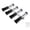 Noir, variante sur Support de Canne à Quatre Trous Accessoires Boîte de Pêche Bateau Support de Canne à Pêche Blanc