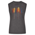 thumbnail image 3 of Birdeem Fashion Women Printing Round-Neck Sleeveless Block Shirts Tunic Tee Tops, 3 of 7