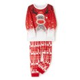 thumbnail image 3 of SUNSIOM Matching Family Christmas Pajamas, Long Sleeve Deer Snowflake Print Pullover + Pants Set, 3 of 10