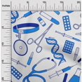 thumbnail image 2 of oneOone Cotton Flex Medium Blue Fabric Tool Fabric For Sewing Printed Craft Fabric By The Yard 40 Inch Wide, 2 of 4