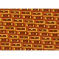thumbnail image 1 of Ahgly Company Machine Washable Indoor Rectangle Transitional Neon Orange Area Rugs, 2' x 5', 1 of 7