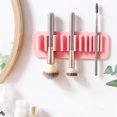 thumbnail image 4 of Beauty Tools Wall Mounted Silicone Makeup Brush Drying Rack Cosmetics Brushes Storage Makeup Brush Holder Makeup Brush Rack, Beauty Tools for Women, 4 of 9