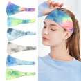 thumbnail image 3 of Yoga Headband Simple Colorful: 6PCS Elegant Stretch Headband Workout Headband, 3 of 10
