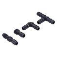 thumbnail image 2 of Drip Irrigation Fitting Kit, Sprinkler System Garden Watering Tool Barbed Tee Fittings  For Greenhouse, 2 of 8