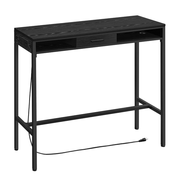 VASAGLE Bar Table, Bar Height Pub Table, Storage Kitchen Dining Table ...