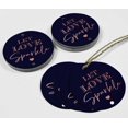 thumbnail image 4 of Inkdotpot Real Rose Gold Foil Let Love Sparkle Wedding Tags Favor Hang Paper Tags 100 Pieces, 4 of 6