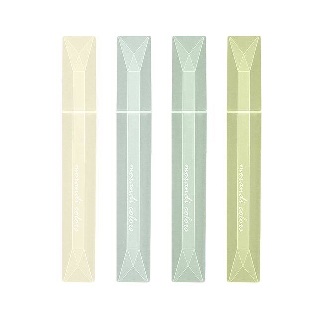 Meitianfacai Gradient Color Highlighter Pen Non-bleeding Bible Highlighter Eye Protection Marker Pen 50ml(Green)