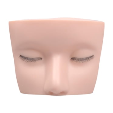 Xuanheng Mannequin à Cils Tête Maquillage Pratique Tête pour la Maison Pratique Maquillage Styliste Peau Blanche
