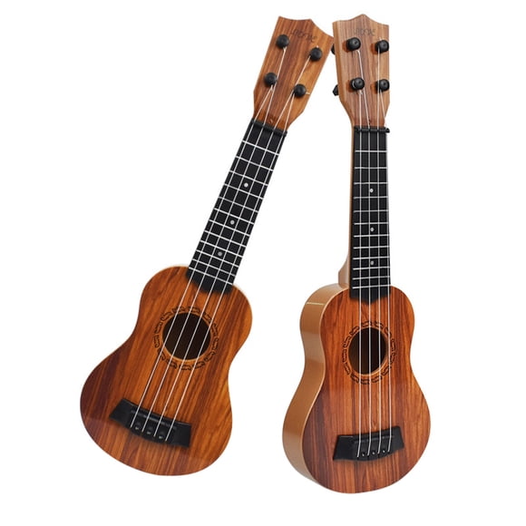 Musical Instruments for Adults Kids Guitar Ukulele Beginner Musical Instrument 15 Inches with 4 Strings Mini Guitar for Skill Improving Kids Play Early Educational Pre School Children Toddler