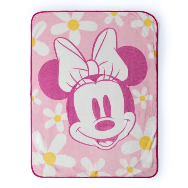 Minnie Mouse Kids Silk Touch Fleece Throw, 100% Polyester