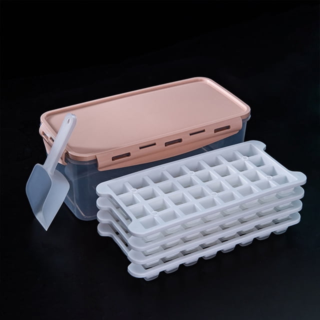 LSLJS Ice Tray Silicone Ice Box Ice Cubes Household Ice Maker Refrigerator Freezer Ice Cubes Box, Ice Cubes