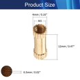 thumbnail image 2 of Wekity M3x12mm Female Thread Knurled Nuts,Hx4mm OD Brass Threaded Insert Embedment Nuts Hydraulic Welded Joint Injection Molding Assortment Kit for 3D Printing Injection Molding 80PCS-0621, 2 of 5